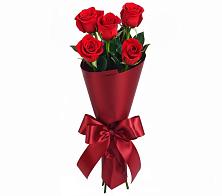 Букет 5 Красных роз Эдлесс Лав в Малой Пурге