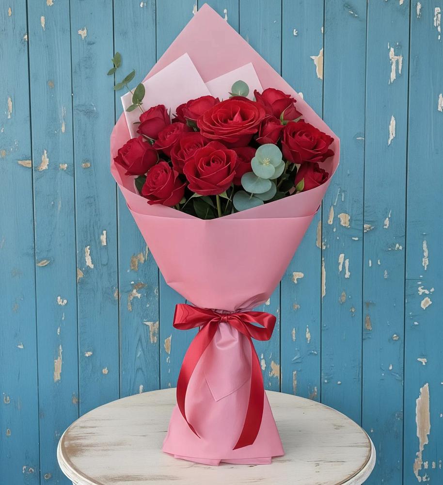 Букет цветов из: Розы в Малой Пурге