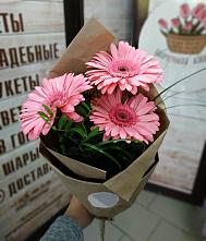 Букет цветов из:  Герберы #REPLACE_PRED# Малой Пурге