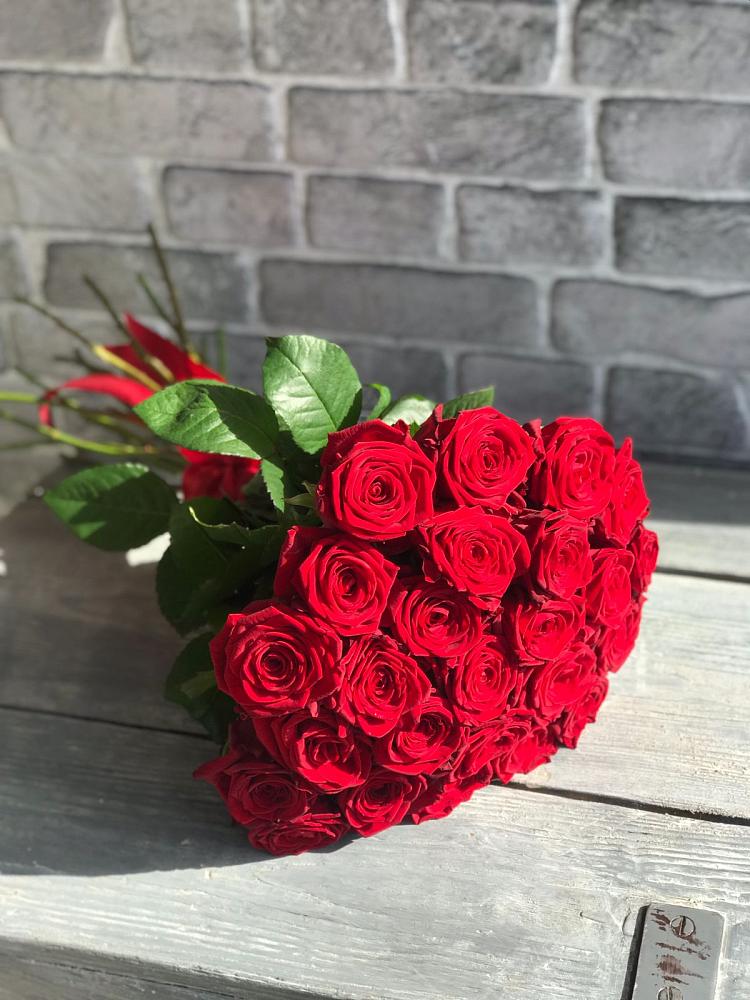 Букет Красные розы Фридом в Малой Пурге