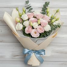 Букет цветов из:  Лизиантусы #REPLACE_PRED# Малой Пурге