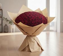 Букет 101 Красная роза в Малой Пурге