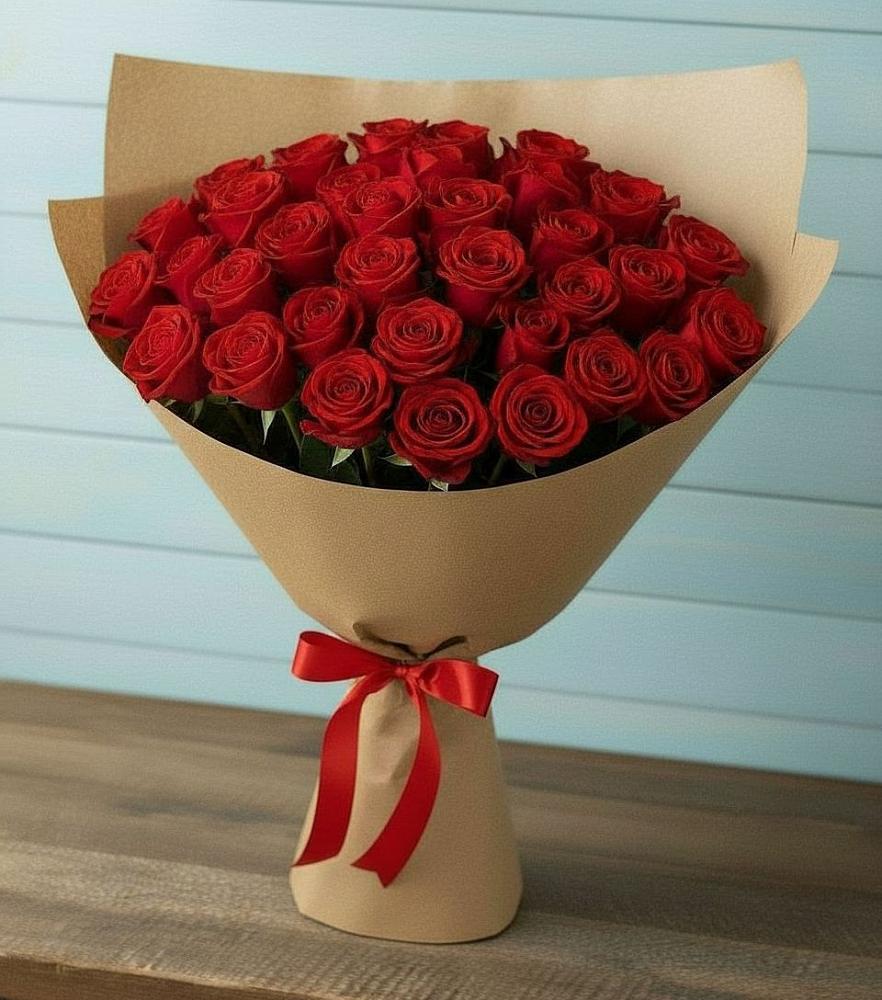Букет Красные розы Милано в Малой Пурге