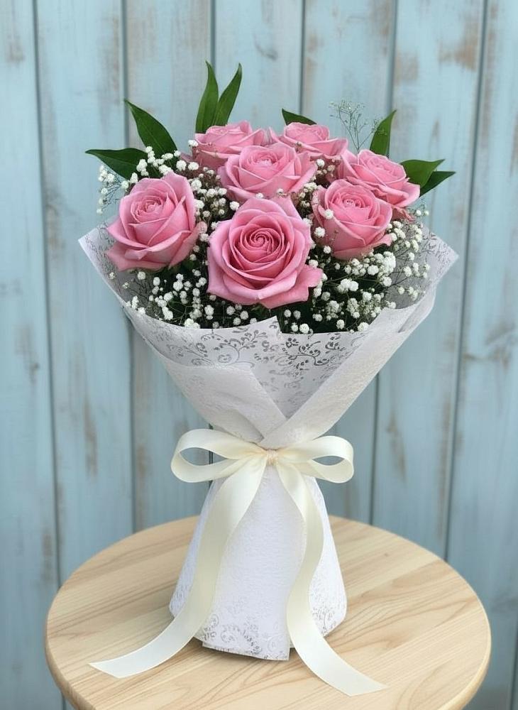 Букет цветов из: Розы в Малой Пурге