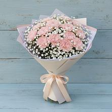 Букет цветов из:  Гвоздики в Малой Пурге