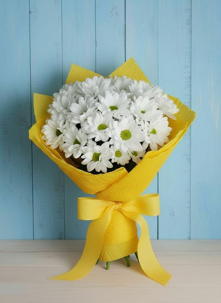 Букет цветов из: Хризантемы в Малой Пурге