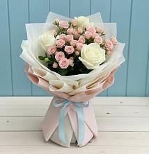 Букет цветов из:  Розы в Малой Пурге