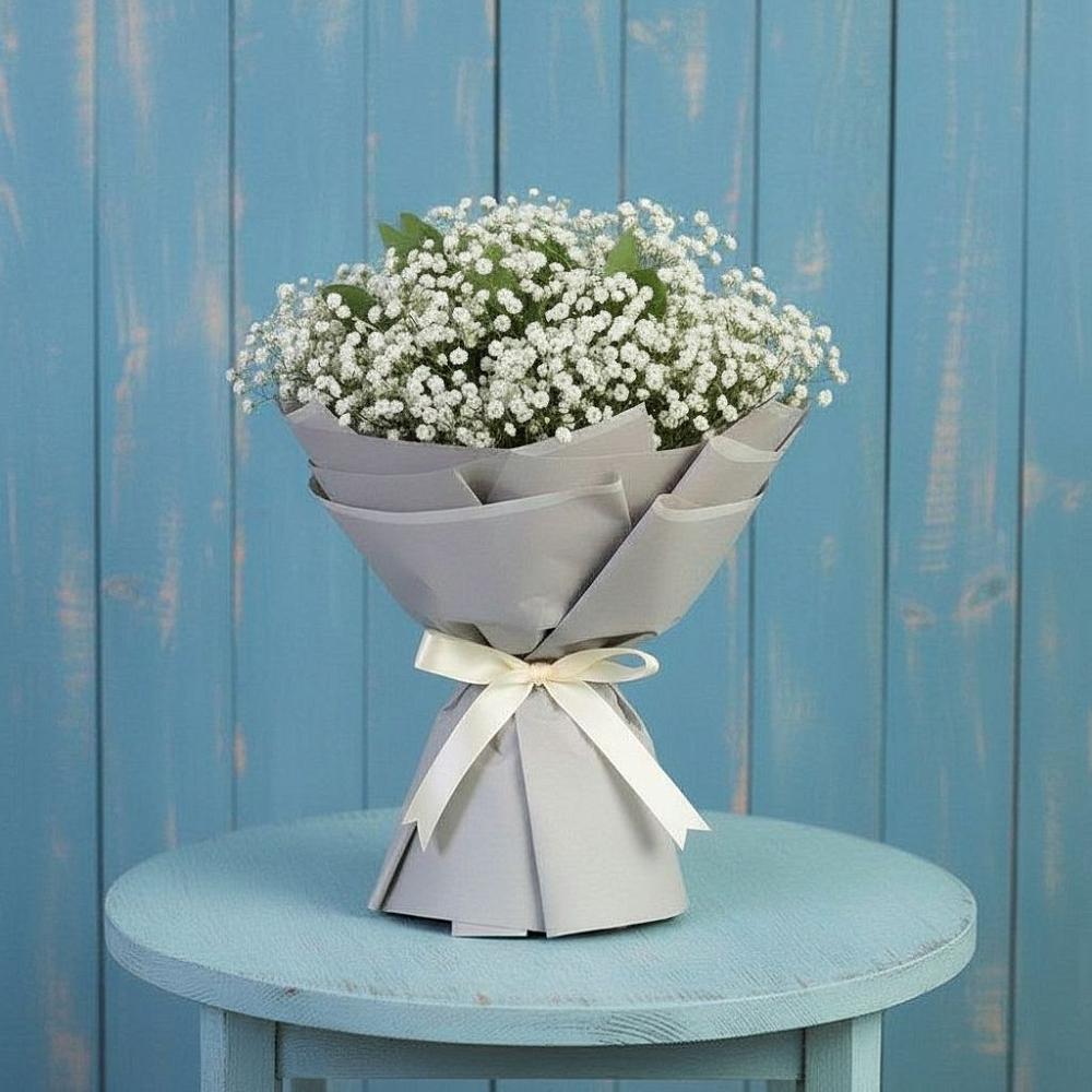 Букет цветов из: Гипсофила в Малой Пурге