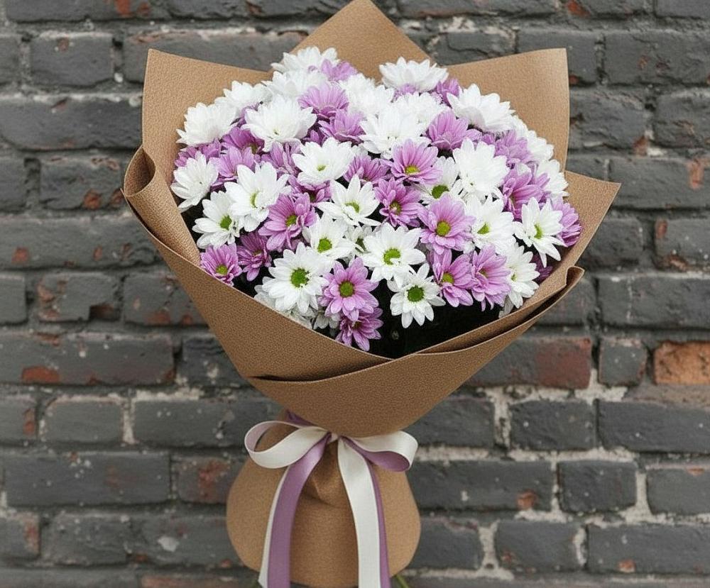 Букет цветов из: Хризантемы в Малой Пурге