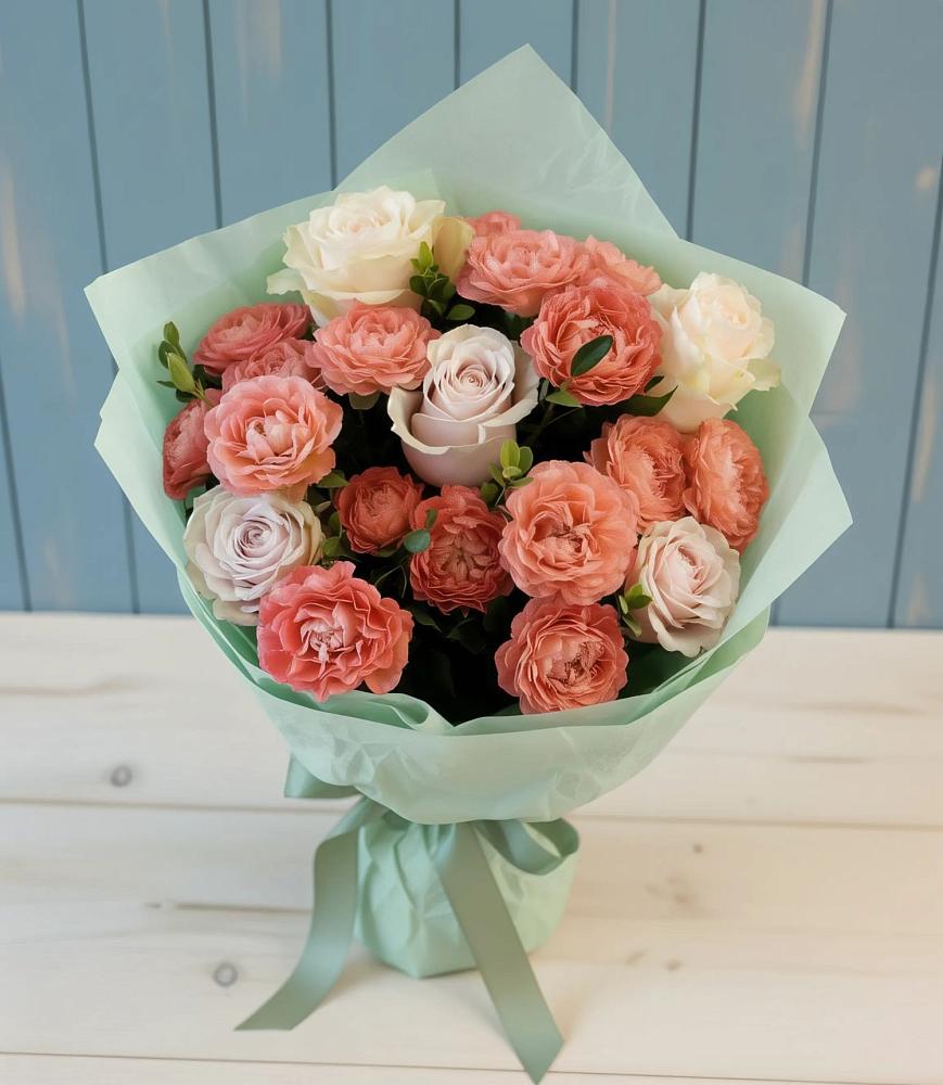 Букет цветов из: Розы в Малой Пурге