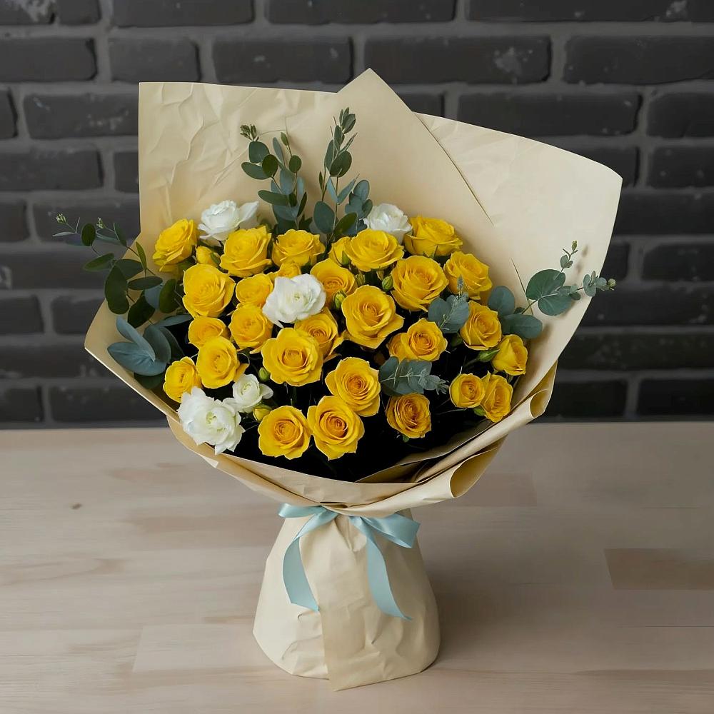 Букет цветов из: Розы в Малой Пурге