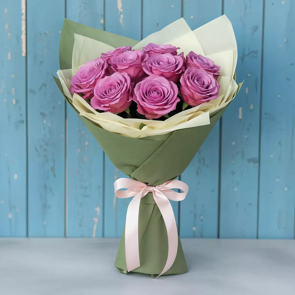 Букет Розы Фёрст Леди в Малой Пурге