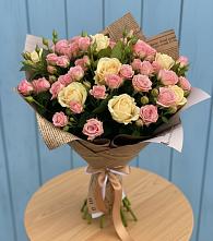 Букет цветов из:  Розы #REPLACE_PRED# Малой Пурге