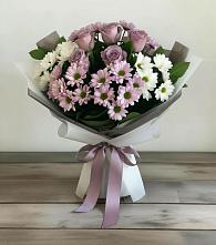 Букет цветов из:  Хризантемы и Розы в Малой Пурге