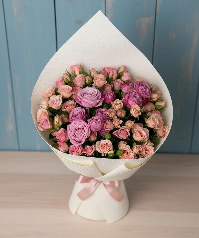 Букет цветов из: Розы в Малой Пурге