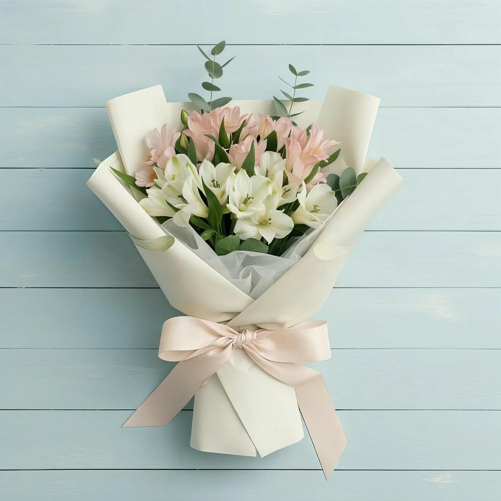 Букет цветов из: Альстромерии в Малой Пурге