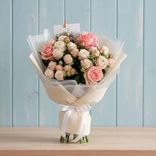 Букет цветов из:  Розы в Малой Пурге